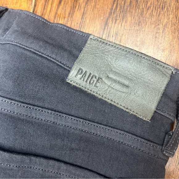 PAIGE Men's Charcoal Lennox Skinny Jeans - Picture 3 of 6
